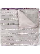 Pierre-louis Mascia Mixed-print Scarf, Women's, Grey, Silk/cotton