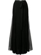 Elie Saab Long Slit Skirt - Black