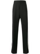 Givenchy Stripe Wide-leg Tuxedo Trousers - Black