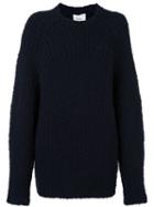 3.1 Phillip Lim Oversized Jumper, Women's, Size: Large, Blue, Wool/spandex/elastane/polyamide/acrylic