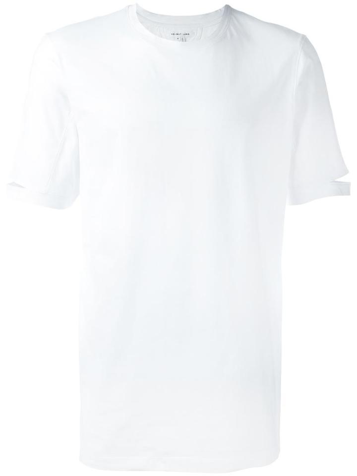 Helmut Lang Cut Hem T-shirt, Men's, Size: Medium, Cotton