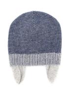 Cashmirino Knitted Hat, Boy's, Size: 44 Cm, Blue