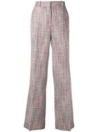 Céline Bootcut Tailored Trousers, Women's, Size: 40, Cotton/polyamide/wool