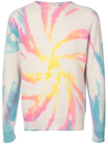 The Elder Statesman Cyclone Sweater - White