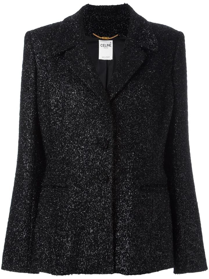 Céline Vintage Tinsel Blazer - Black