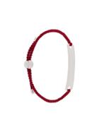 Monica Vinader Woven Design Bracelet - Red