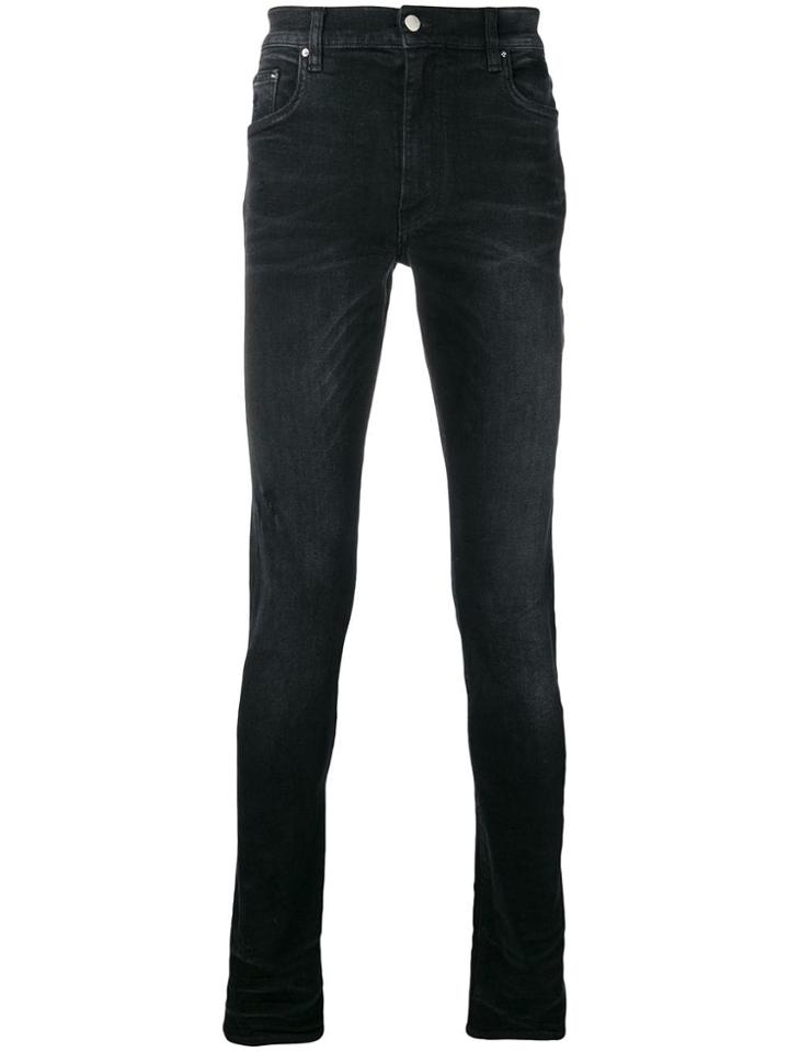 Amiri Mid-rise Skinny Jeans - Black
