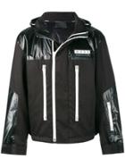 T By Alexander Wang Contrasting Panel Jacket - Black