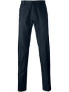 Boss Hugo Boss Tailored Trousers, Men's, Size: 54, Blue, Cotton