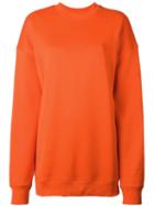 Marques'almeida Oversized Sweatshirt, Women's, Size: Medium, Yellow/orange, Cotton/polyamide
