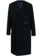 Mp Massimo Piombo Double Buttoned Overcoat - Blue