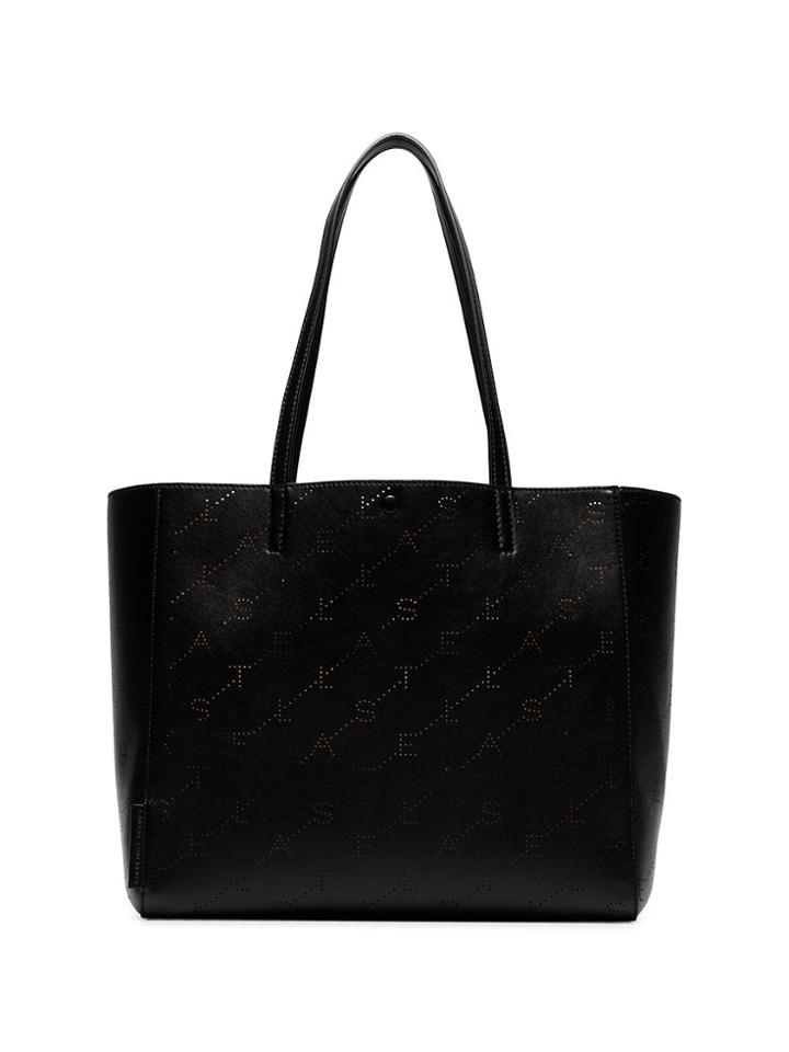 Stella Mccartney Black Monogram Large Tote