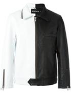 Misbhv 'sonic Youth' Colour Block Jacket, Men's, Size: Small, Black, Leather