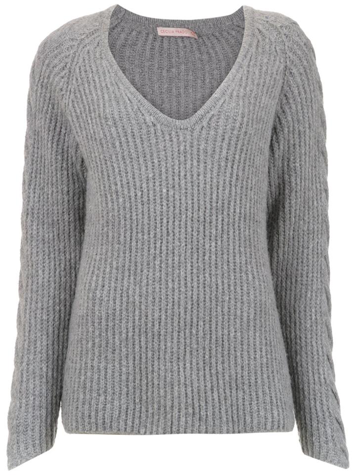 Cecilia Prado Maira Knit Blouse - Grey