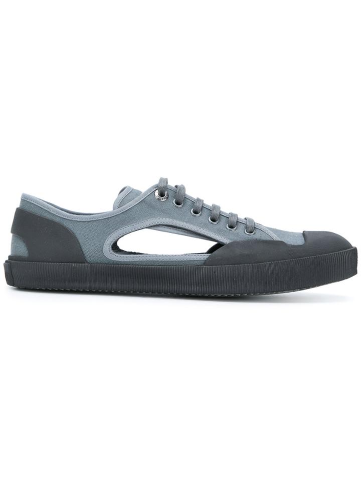 Lanvin Cutout Sneakers - Blue