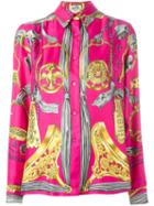 Hermès Vintage Baroque Print Shirt