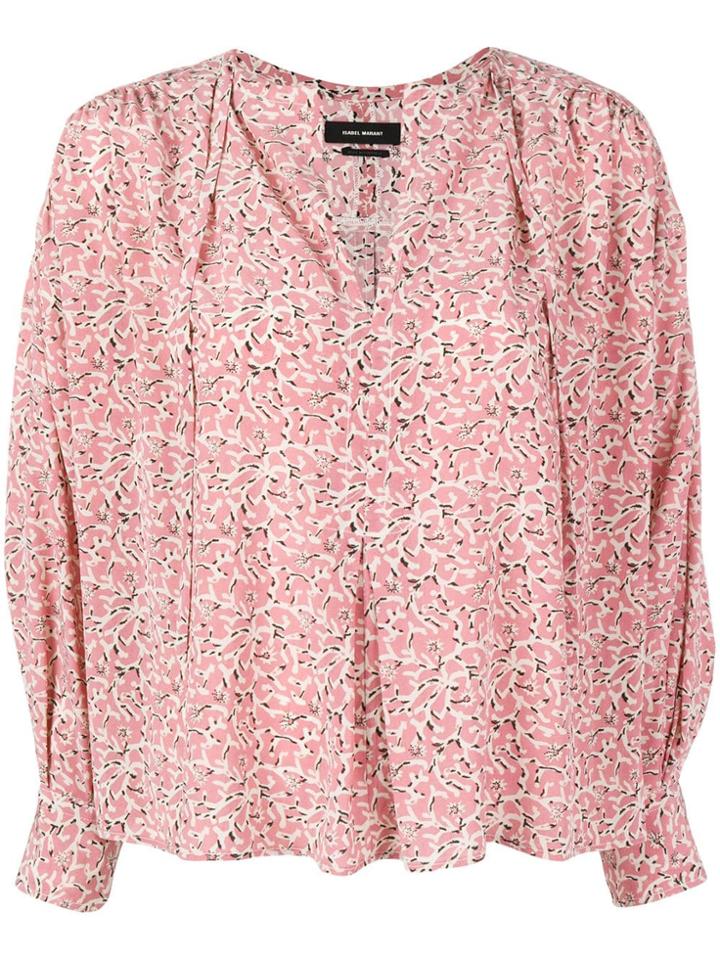 Isabel Marant Patterned Blouse - Pink