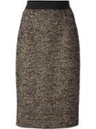 Giambattista Valli Tweed Sight Midi Skirt