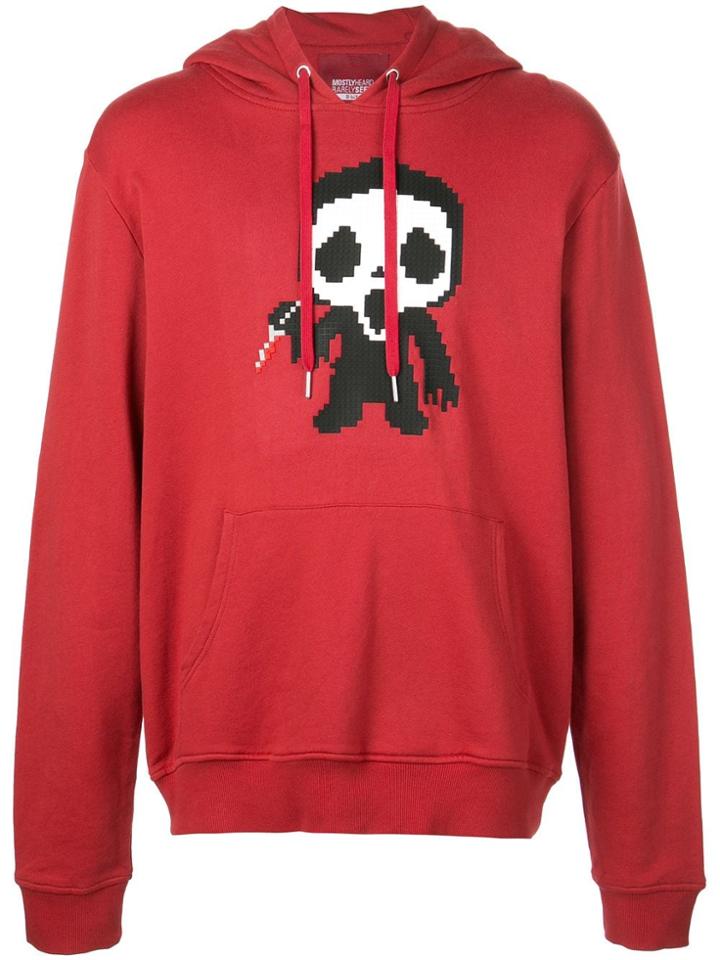 Mostly Heard Rarely Seen 8-bit Fear Factor Hoodie - Red