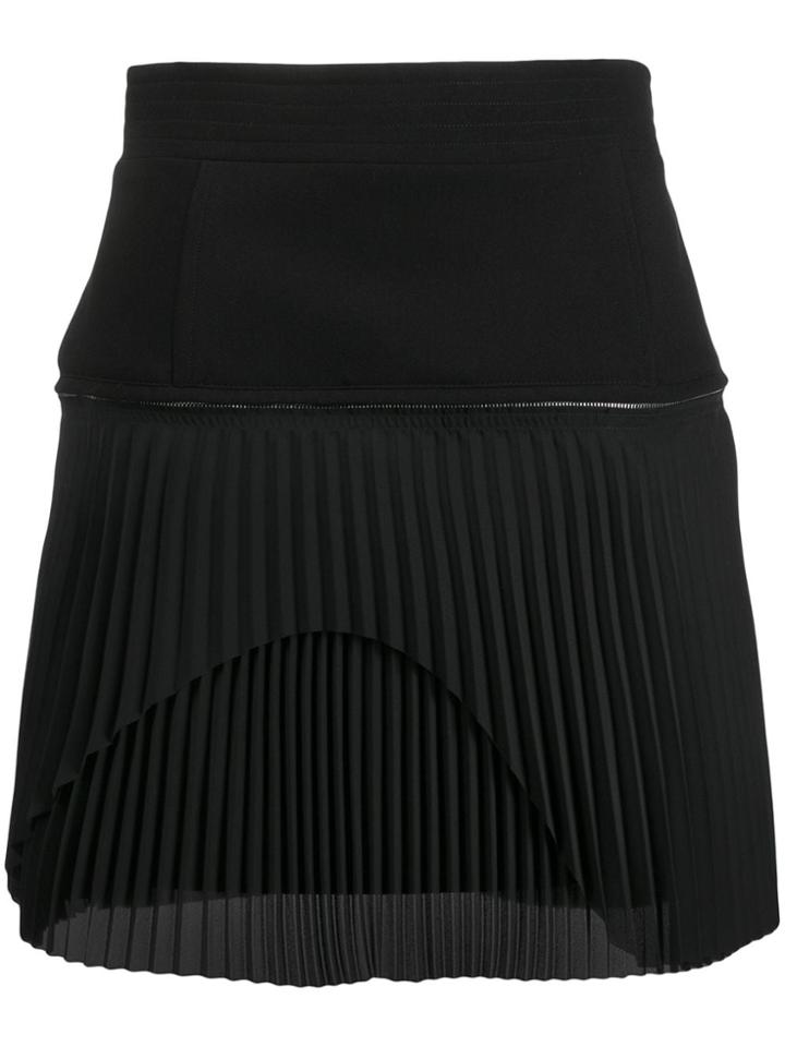 Diesel Black Gold Zipped Pleated Skirt
