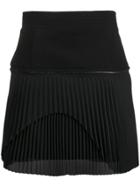 Diesel Black Gold Zipped Pleated Skirt