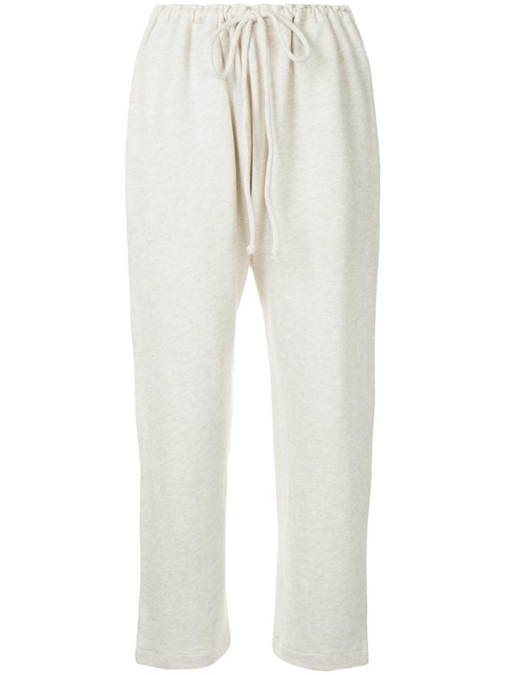 The Upside Cropped Sweatpants - Nude & Neutrals