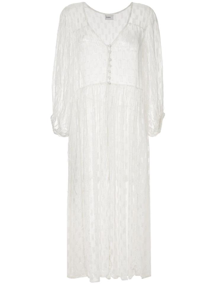 Suboo Alchemy Chiffon Coat - White