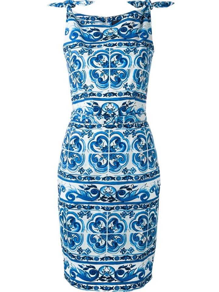 Samantha Sung Tile Print 'monroe' Dress