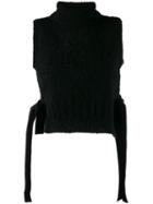 Cecilie Bahnsen Sleeveless Knitted Top - Black