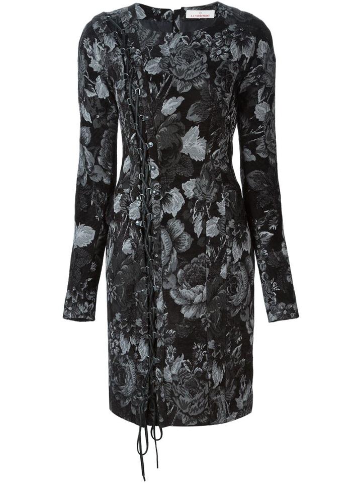 A.f.vandevorst '152 Decision' Flower Jacquard Dress