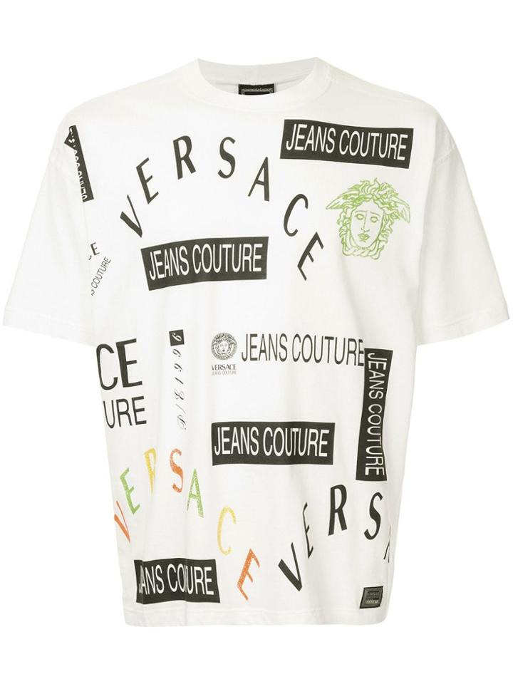 Versace Vintage Printed T-shirt - White