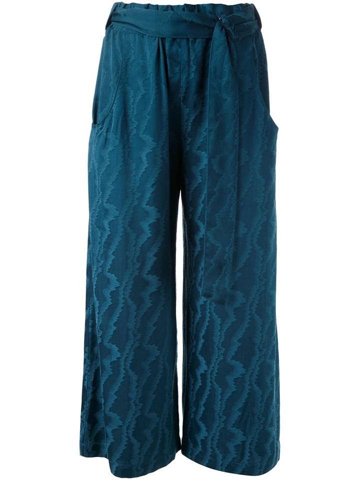 Ginger & Smart 'himalayas' Trousers, Women's, Size: 14, Green, Rayon/viscose