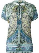 Etro Paisley Print Blouse, Women's, Size: 40, Silk/cotton