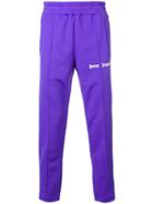 Palm Angels Logo Track Pants - Purple