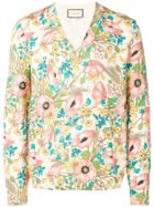 Gucci Floral Print Sweater - Neutrals