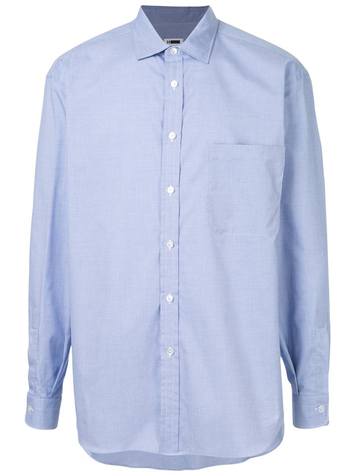 H Beauty & Youth Long Sleeved Shirt - Blue