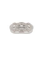 Paco Rabanne Crystal Knuckle Duster Ring - Silver