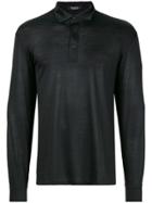 Ermenegildo Zegna Longsleeved Polo Shirt - Black