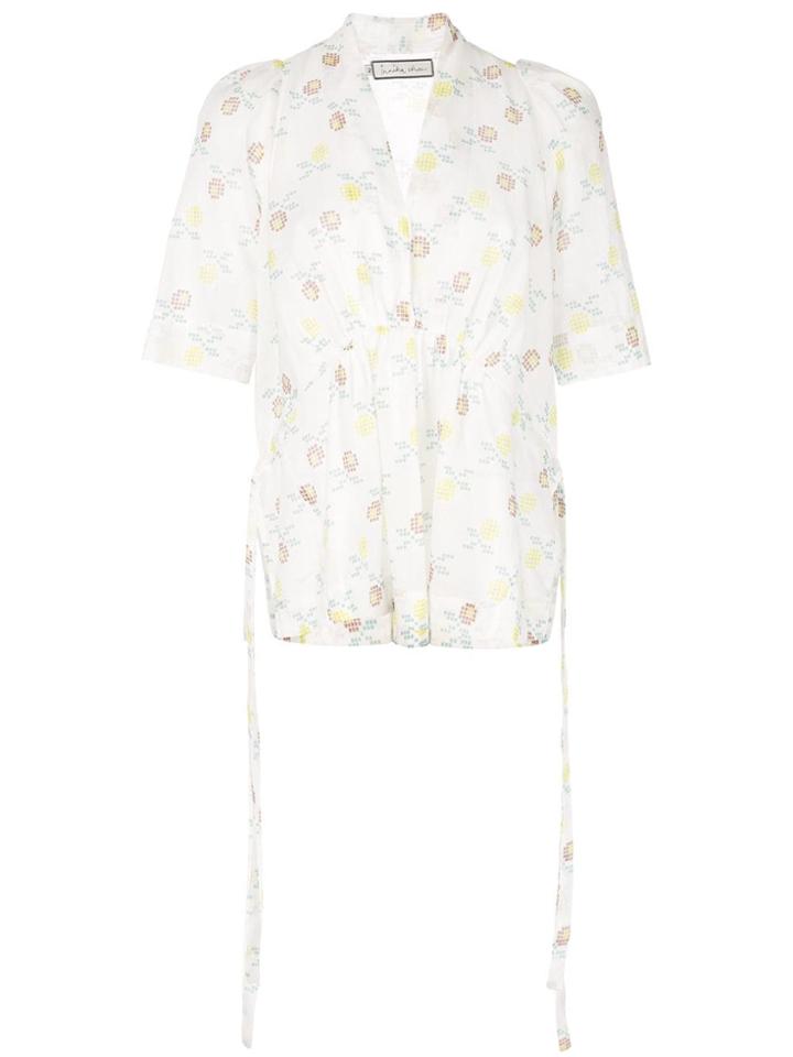 Innika Choo Floral Print Shirt - White