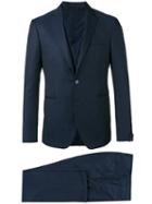 Tagliatore - Pinstripe Three Piece Suit - Men - Cupro/wool - 50, Blue, Cupro/wool