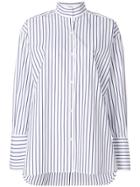 Frame Denim Striped Button Shirt - Blue