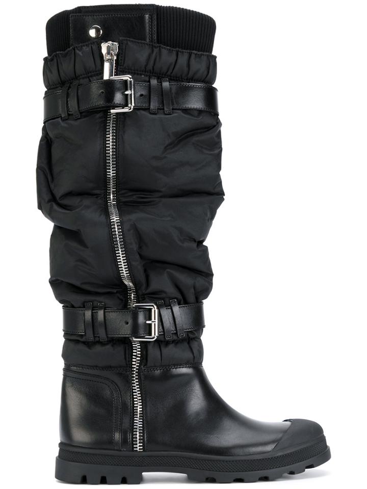 Diesel Black Gold Knee Length Boots
