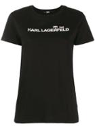 Karl Lagerfeld Ikonik Logo T-shirt - Black