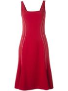 Altuzarra Flared Dress, Women's, Size: 40, Red, Triacetate/polyester