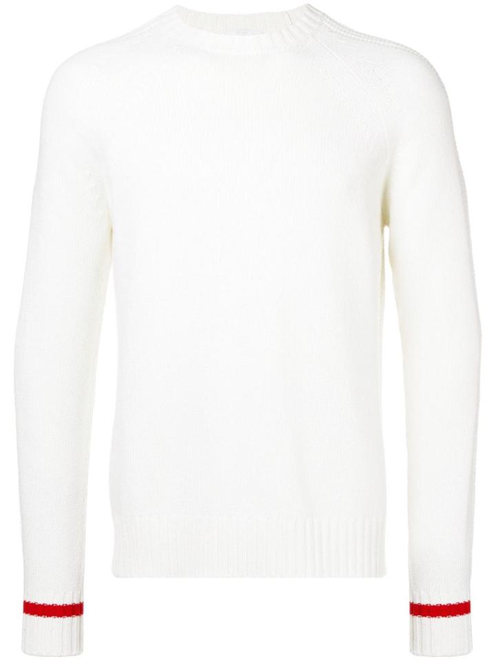 Prada Fitted Longsleeved Sweater - White