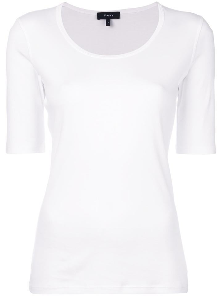 Theory Fitted T-shirt - White