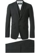 Dsquared2 Classic Three-piece Suit, Men's, Size: 52, Grey, Cotton