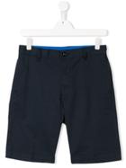 Diesel Kids Tailored Fitted Shorts - Blue
