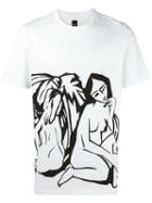 Oamc Woman Print T-shirt, Men's, Size: Small, White, Cotton