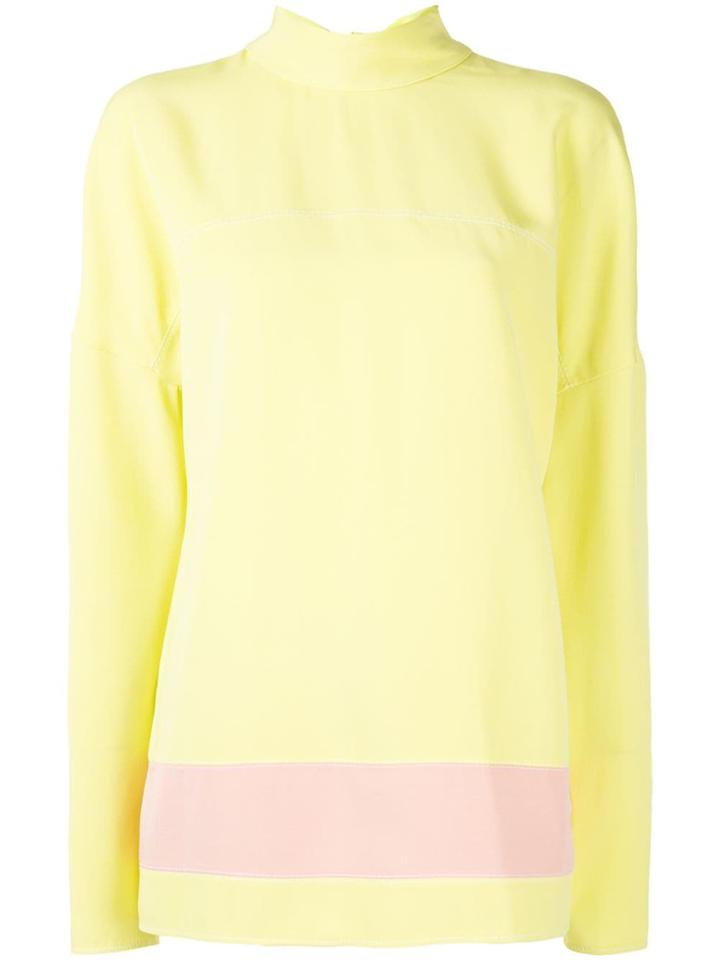 Marni Tie Collar Blouse - Yellow